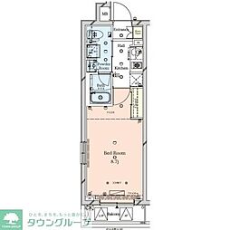 ラフィスタ墨田5丁目 1Kの間取図画像