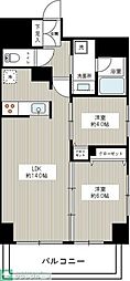 ドマーニ両国 2LDKの間取図画像