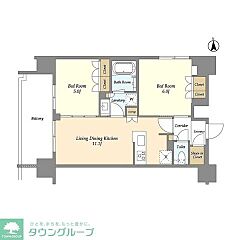 物件の間取り