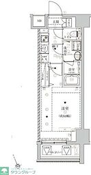 ベルシード上野松が谷 1Kの間取図画像
