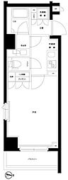 ルーブル清澄白河参番館 1Kの間取図画像