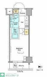 プラウドフラット本所吾妻橋 1Kの間取図画像