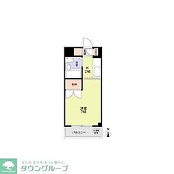 ダイヤモンドレジデンス ワンルームの間取図画像