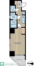 OrchidResidence両国2 1Kの間取図画像