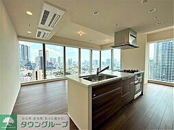 白金ザ・スカイ 27階2LDKのリビング/ダイニング