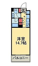 間取図画像 1K