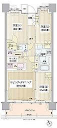 間取図画像 3LDK