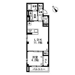 間取図画像 1LDK