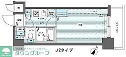 トーシンフェニックス芝浦ベイフォート 1Kの間取図画像