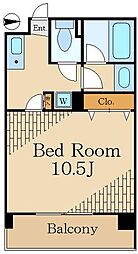 グレース大森マンション 1Kの間取図画像
