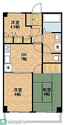 秀和五反田駅前レジデンス 3DKの間取図画像