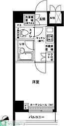 ルーブル大井町参番館 1Kの間取図画像