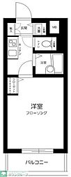 トーシンフェニックス芝浦ベイフォート 1Kの間取図画像
