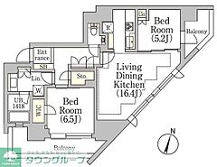 物件の間取り