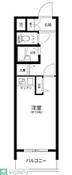 ヴェルト日本橋シティ ワンルームの間取図画像