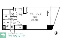 ドゥーエ青物横丁 1Kの間取図画像