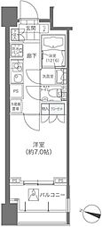 メゾンカルム本郷 1Kの間取図画像