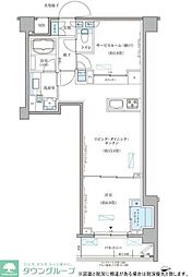 パークアクシス文京本郷 1SLDKの間取図画像