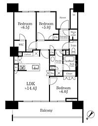 間取図画像 3LDK