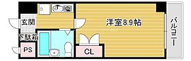 野路一番館 704 ｜ 滋賀県草津市東矢倉４丁目（賃貸マンション1K・7階・22.40㎡） その2