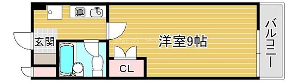 カーサ・ソラッツオ壱番館 612｜滋賀県草津市矢橋町(賃貸マンション1K・6階・23.80㎡)の写真 その2