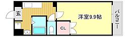 アートプラザ・ユー 1Kの間取図画像