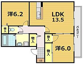 グレースメゾンKONDO 203 ｜ 滋賀県大津市一里山４丁目（賃貸マンション2LDK・2階・58.07㎡） その2