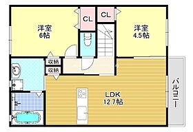 レイアガーデン B201 ｜ 滋賀県草津市追分南６丁目（賃貸アパート2LDK・2階・58.47㎡） その2