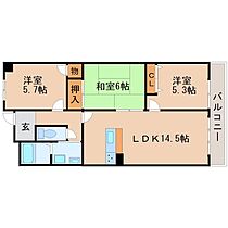 アメニティRITTO 306 ｜ 滋賀県栗東市綣１丁目（賃貸マンション3LDK・3階・69.76㎡） その2