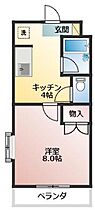 ドゥプレジール 203 ｜ 愛知県豊橋市つつじが丘2丁目28-33（賃貸マンション1K・2階・26.80㎡） その2