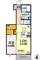 ルーチェ A 101 ｜ 愛知県豊橋市小向町字北小向101（賃貸アパート1LDK・1階・35.57㎡） その2