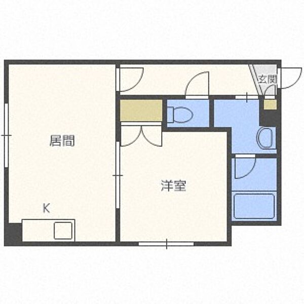 北海道札幌市南区南三十五条西10丁目(賃貸マンション1DK・4階・31.48㎡)の写真 その2