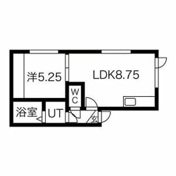 北海道札幌市南区南三十二条西8丁目(賃貸アパート1DK・2階・29.97㎡)の写真 その2