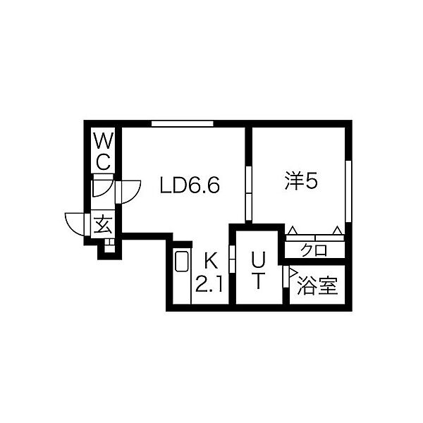 北海道札幌市豊平区平岸三条18丁目(賃貸アパート1LDK・1階・32.00㎡)の写真 その2