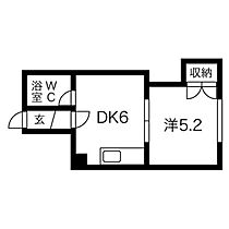 北海道札幌市南区川沿十一条2丁目（賃貸アパート1R・2階・13.77㎡） その2