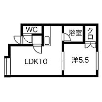 北海道札幌市南区川沿十六条2丁目（賃貸アパート1LDK・3階・32.00㎡） その2