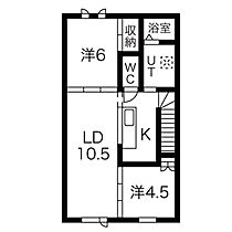 北海道札幌市南区南沢三条1丁目（賃貸アパート2LDK・2階・50.00㎡） その2