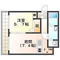 Agito北の沢2階4.9万円