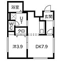 コートハウスK3階4.5万円