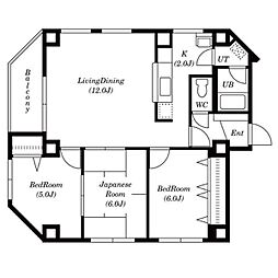 サントアリオ・デ藻岩 3LDKの間取図画像