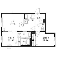 物件の間取り