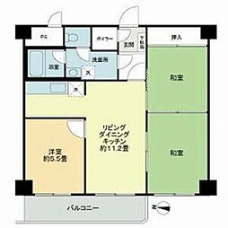 ライオンズマンション真駒内公園 3LDKの間取図画像