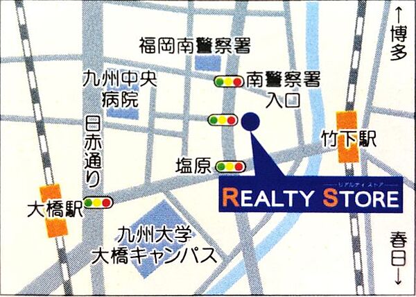 地図を拡大表示