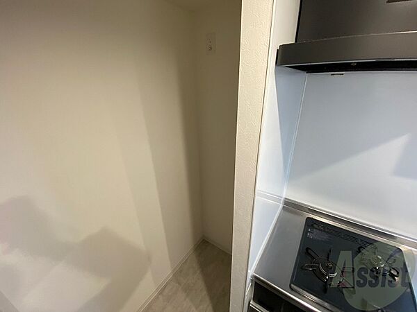 画像21:冷蔵庫置き場はこちらです！動線もバッチリですね！