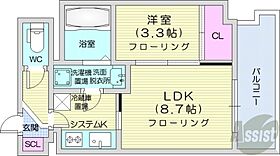 AsterN13  ｜ 北海道札幌市東区北十三条東16丁目（賃貸マンション1LDK・8階・29.80㎡） その2