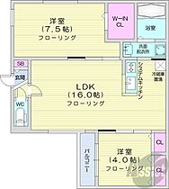 北海道札幌市中央区北一条東12丁目（賃貸マンション2LDK・3階・59.86㎡） その2