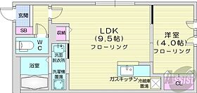北海道札幌市中央区北五条西25丁目（賃貸マンション1LDK・5階・31.36㎡） その2