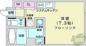 北海道札幌市豊平区豊平四条5丁目（賃貸マンション1K・1階・20.06㎡） その2