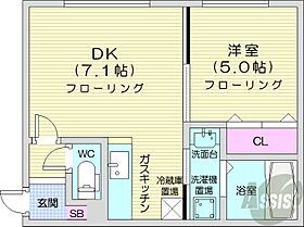 北海道札幌市中央区北一条西28丁目（賃貸マンション1LDK・3階・31.50㎡） その2