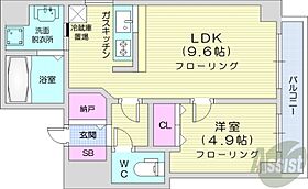 ノースコートgoody  ｜ 北海道札幌市北区北二十条西6丁目（賃貸マンション1LDK・5階・38.35㎡） その2